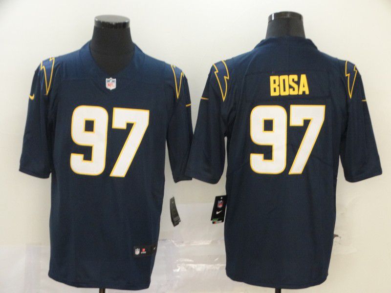 Men Los Angeles Chargers #97 Bosa Dark Blue Nike Vapor Untouchable Stitched Limited NFL Jerseys
